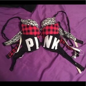 Pink brand push up bras